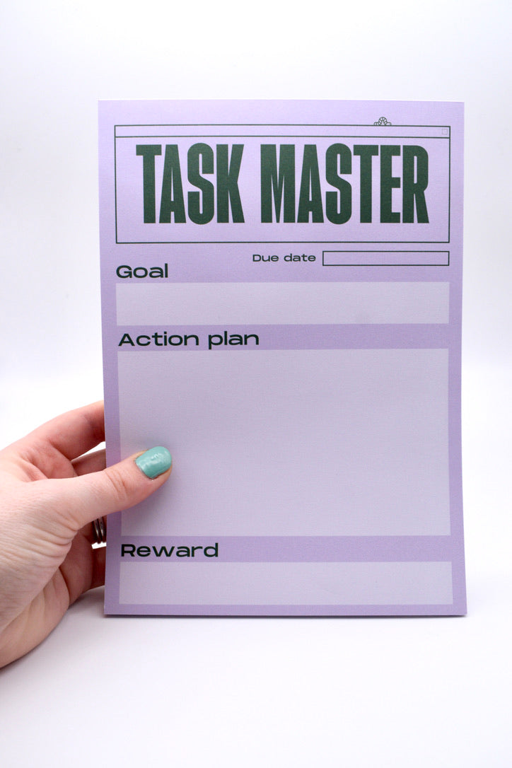 Task Master Daily Goals Planner