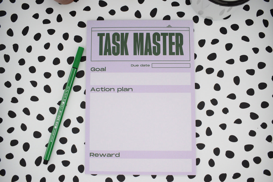 Task Master Daily Goals Planner