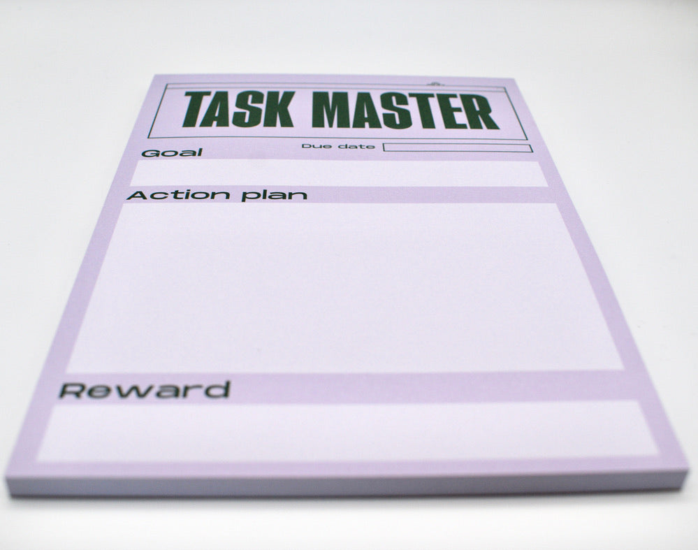 Task Master Daily Goals Planner
