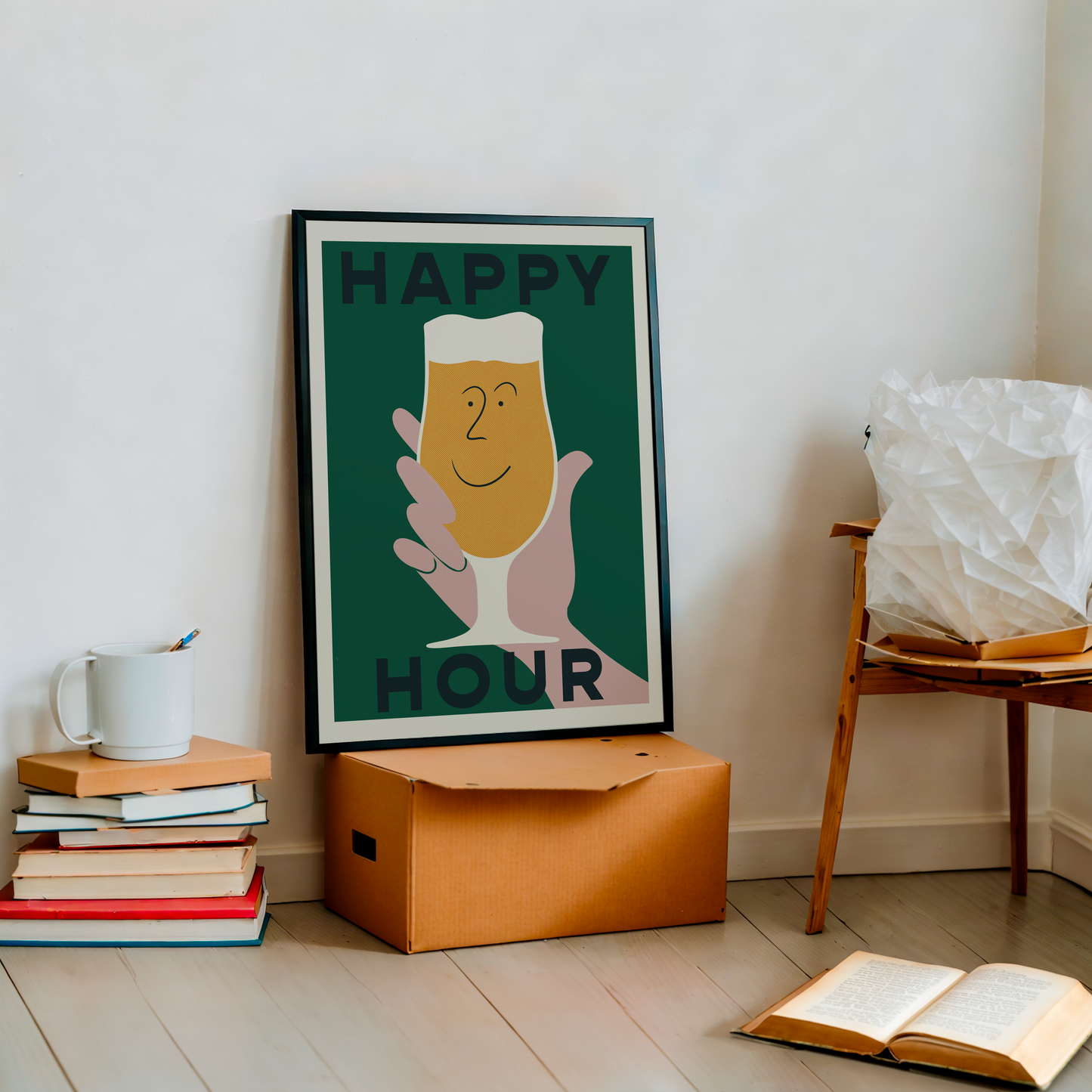 Seconds Happy Hour Beer Print
