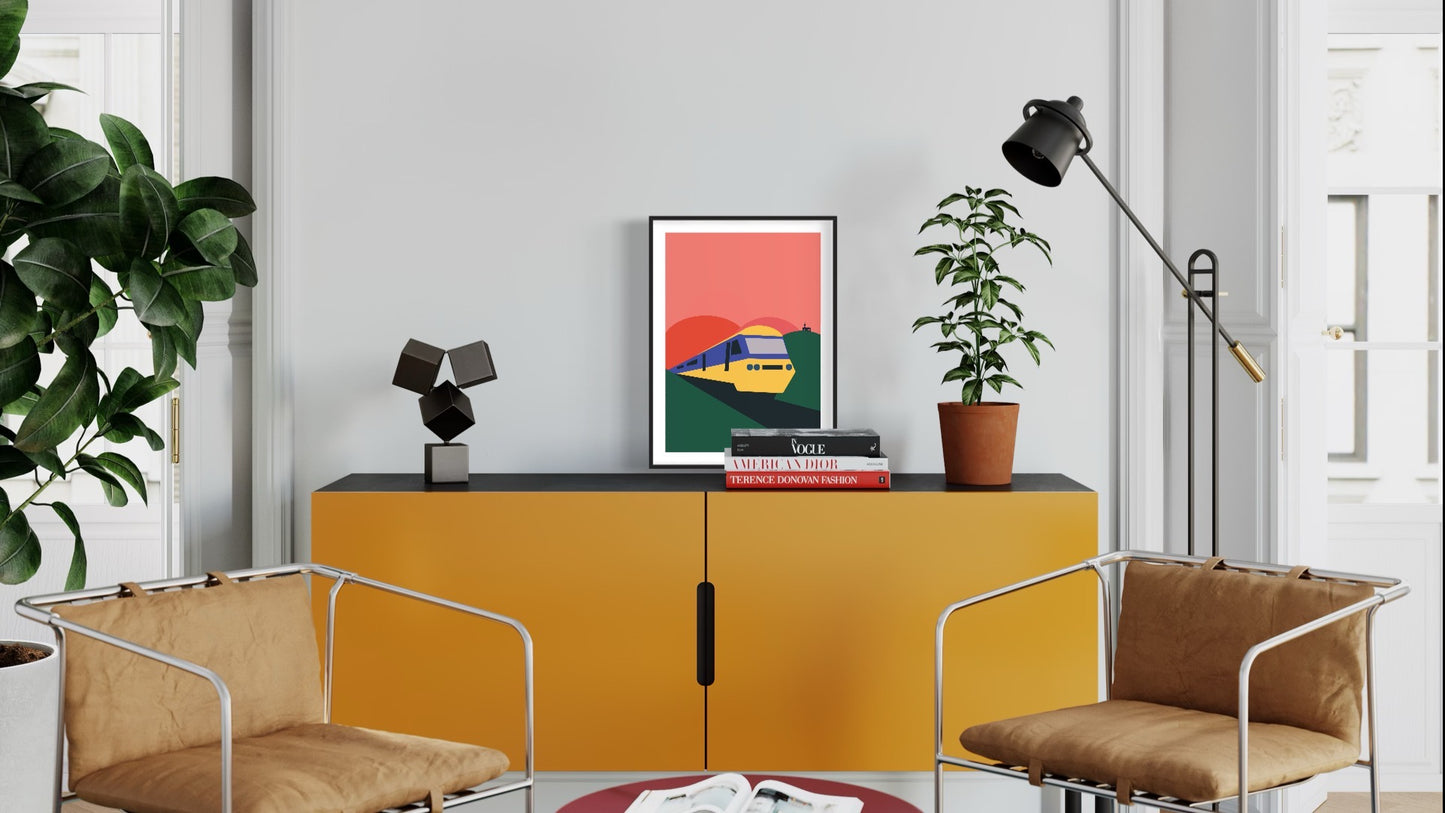 Inter City Train Print