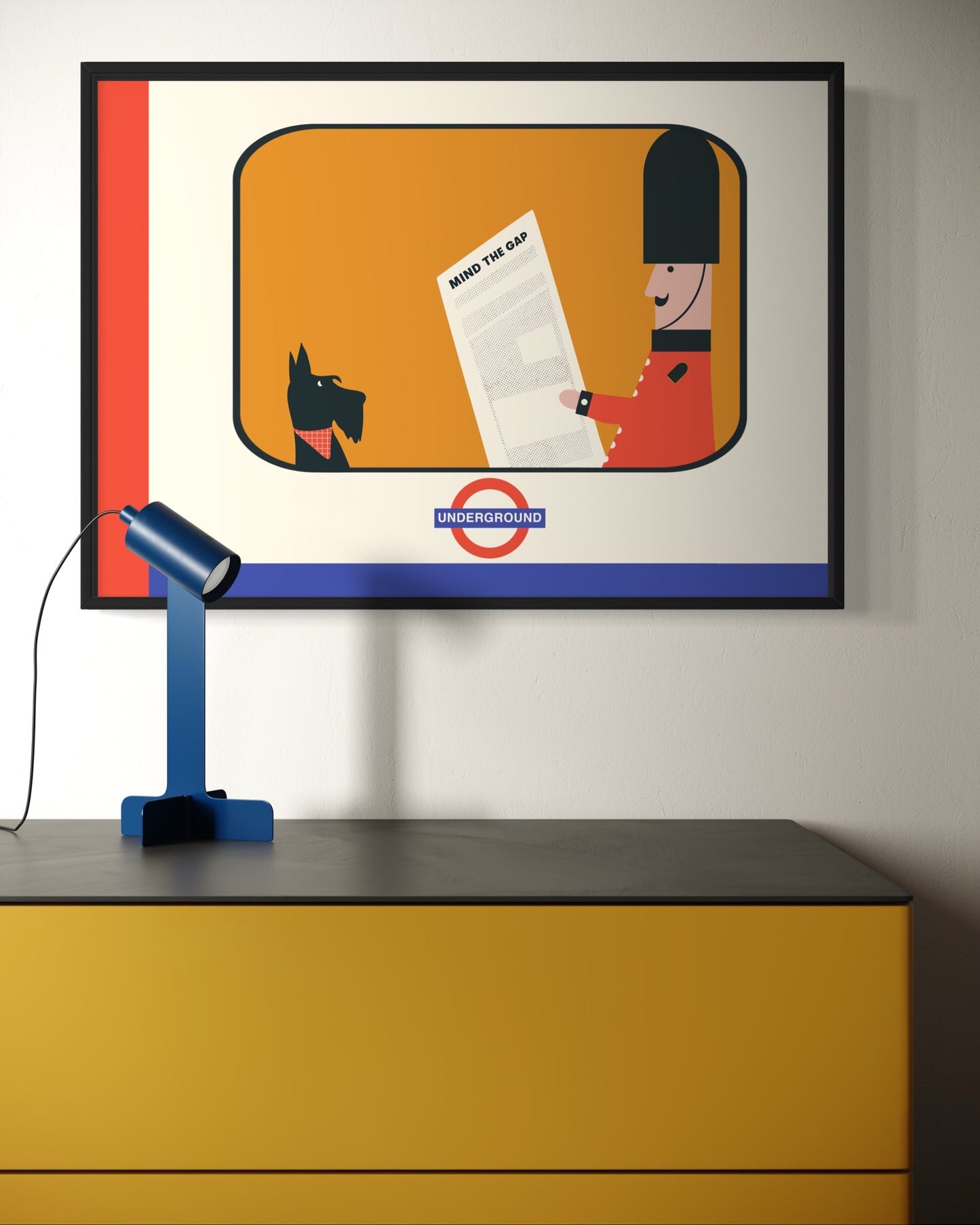 'Mind the Gap', London Tube Travel Print