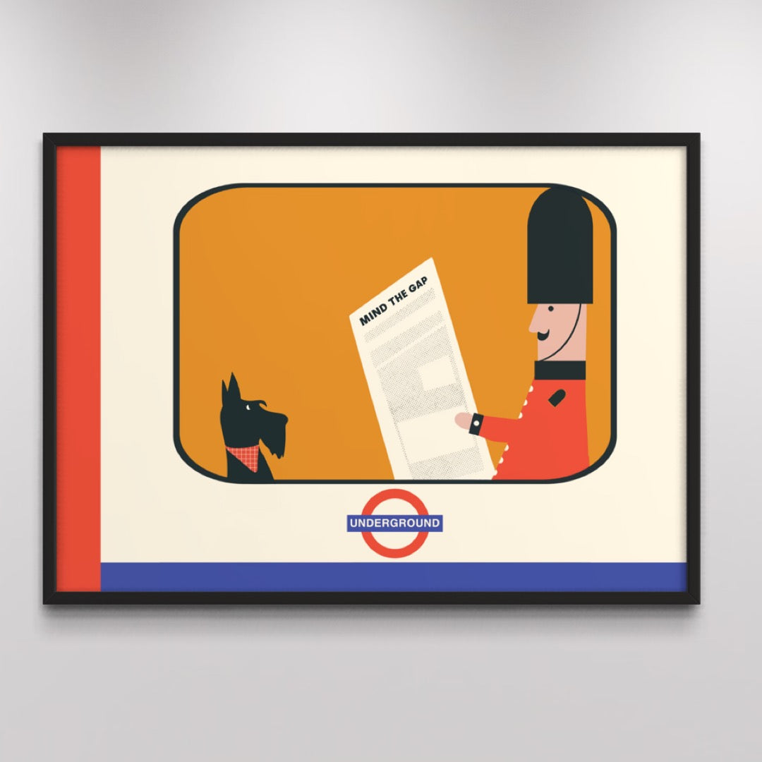 'Mind the Gap', London Tube Travel Print