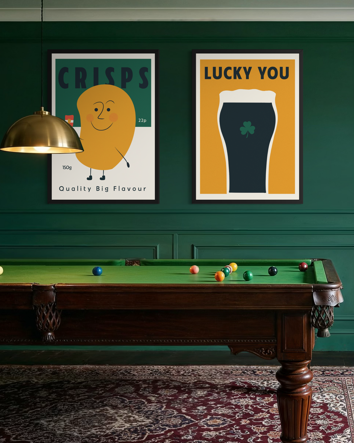 Crisps Retro Snack Print