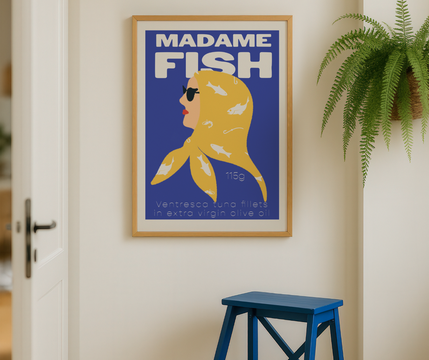 Retro Tinned Tuna Kitchen Print