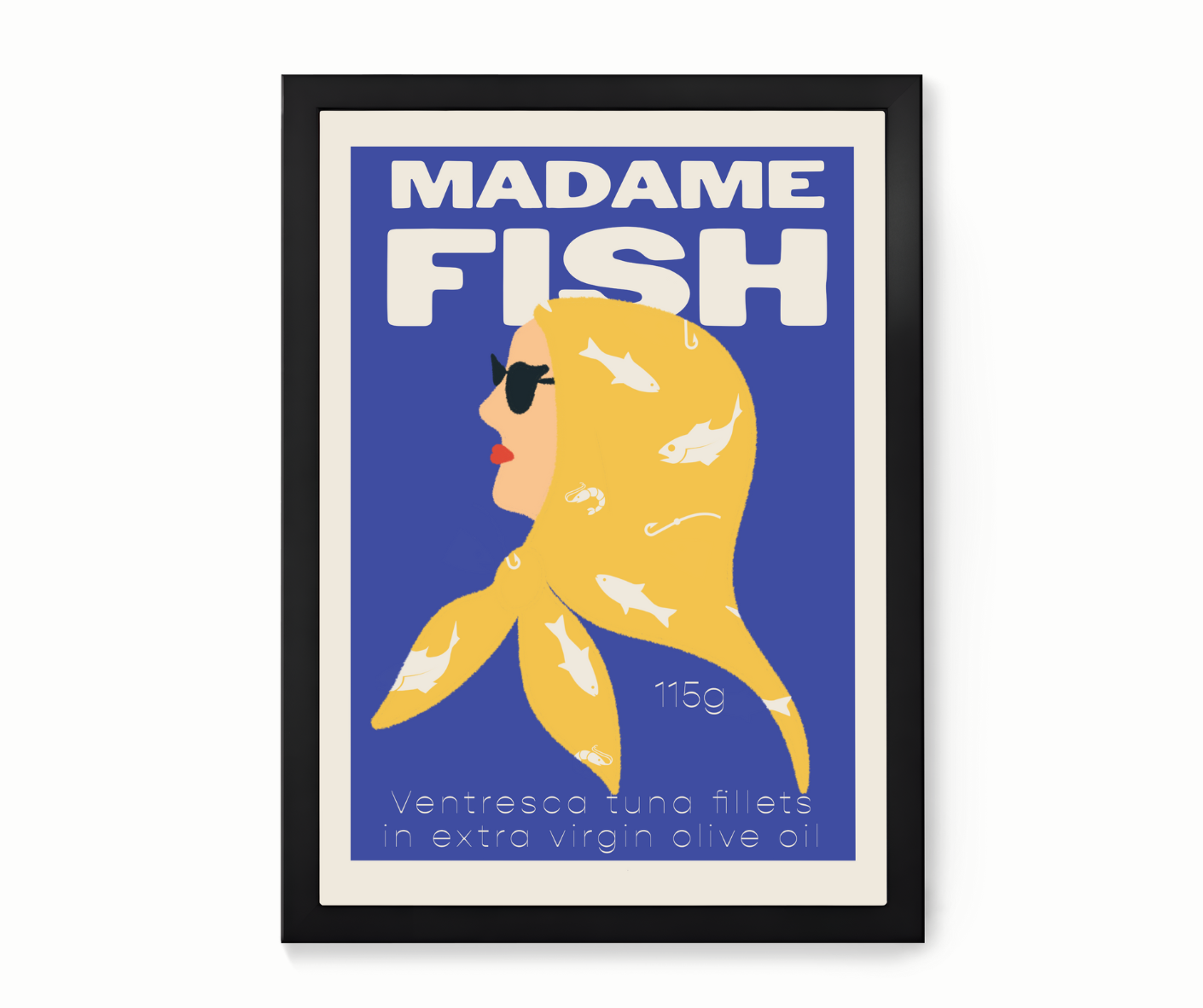 Retro Tinned Tuna Kitchen Print