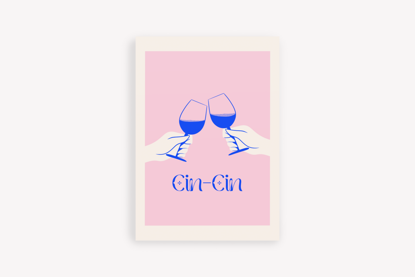 Cin-Cin Drinks Greeting Card