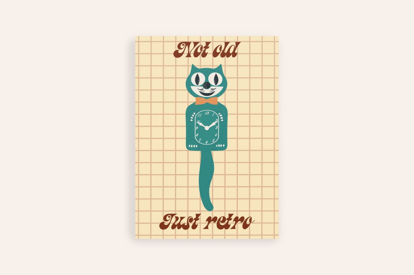 Not Old Just Retro Greeting Card