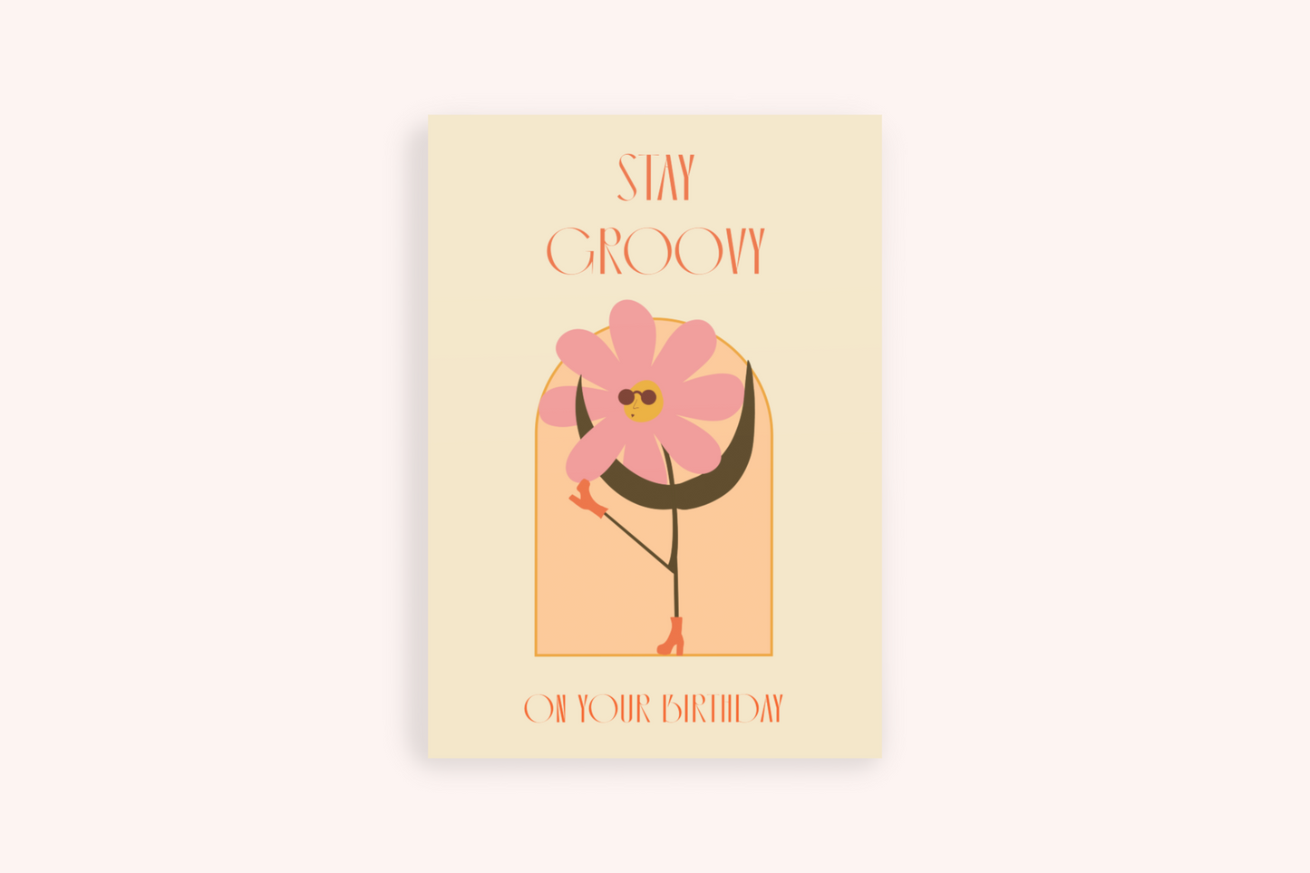 Stay Groovy Greeting Card
