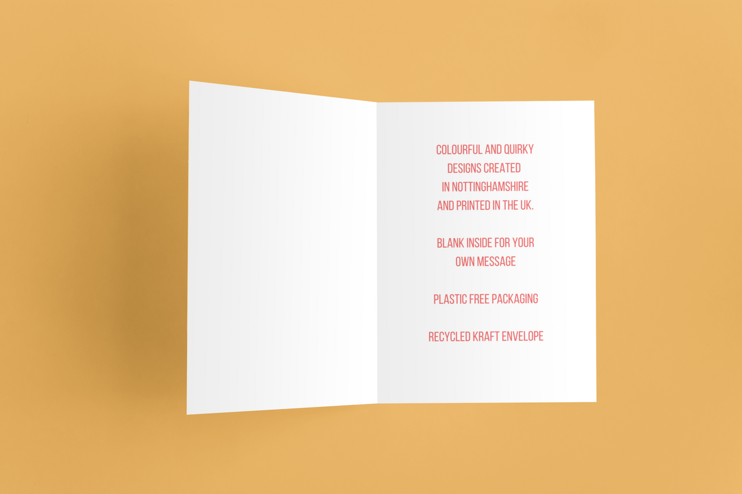 Horse Shoe Good Luck Card