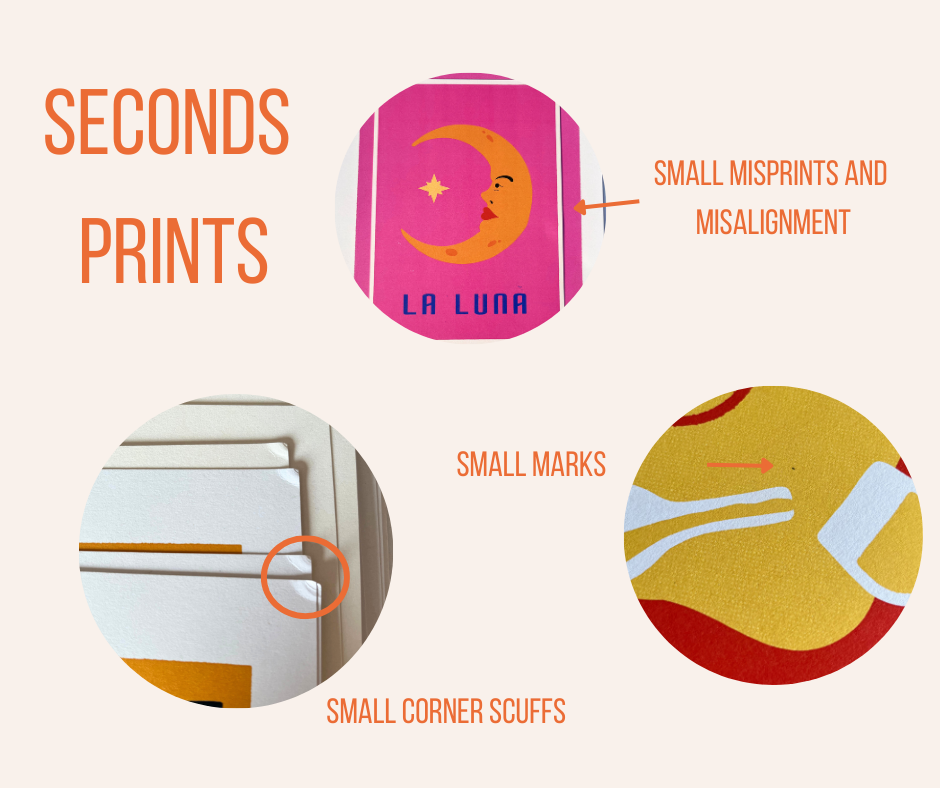 Imperfect 'Mind the Gap' seconds prints