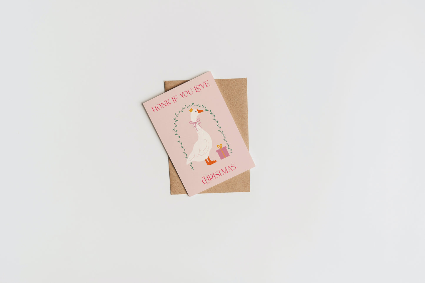 Silly Goose Christmas Card
