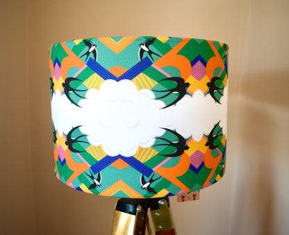 Swallows pattern lampshade 30cm