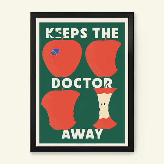 Retro fruit print