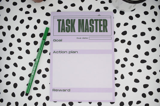 Task Master Daily Goals Planner