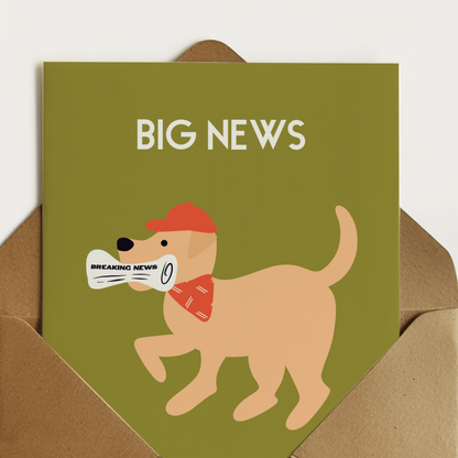 Labrador Cute Dog Birthday Card