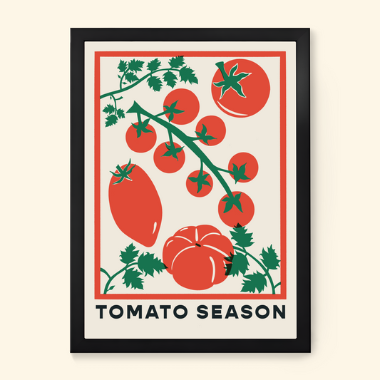 Tomato Season Retro Kitchen Print