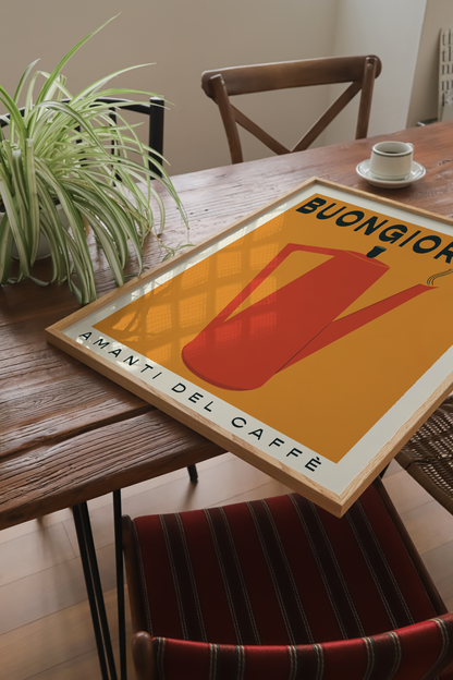 Retro Coffee Art Print