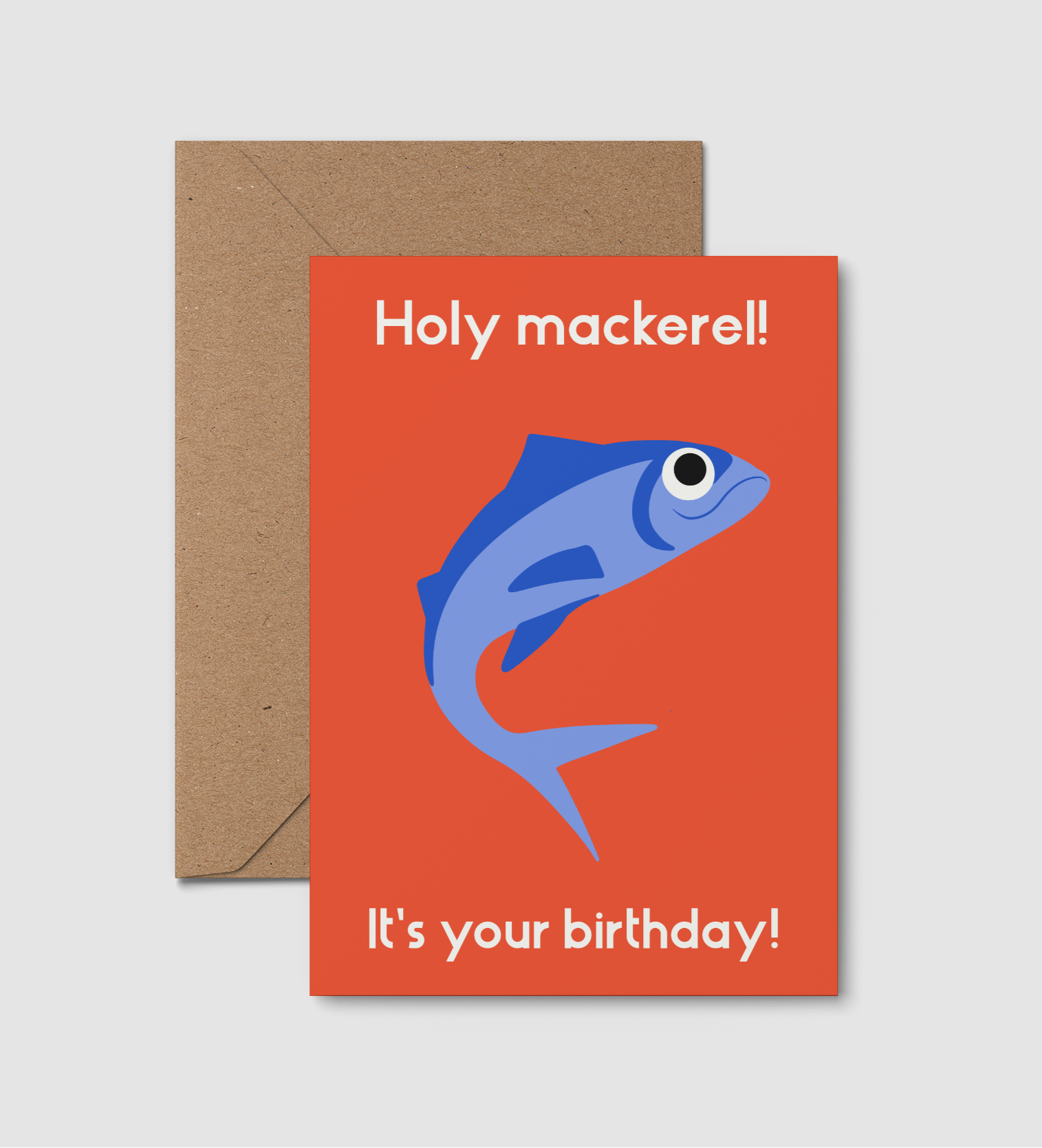 tinned fish birthday card