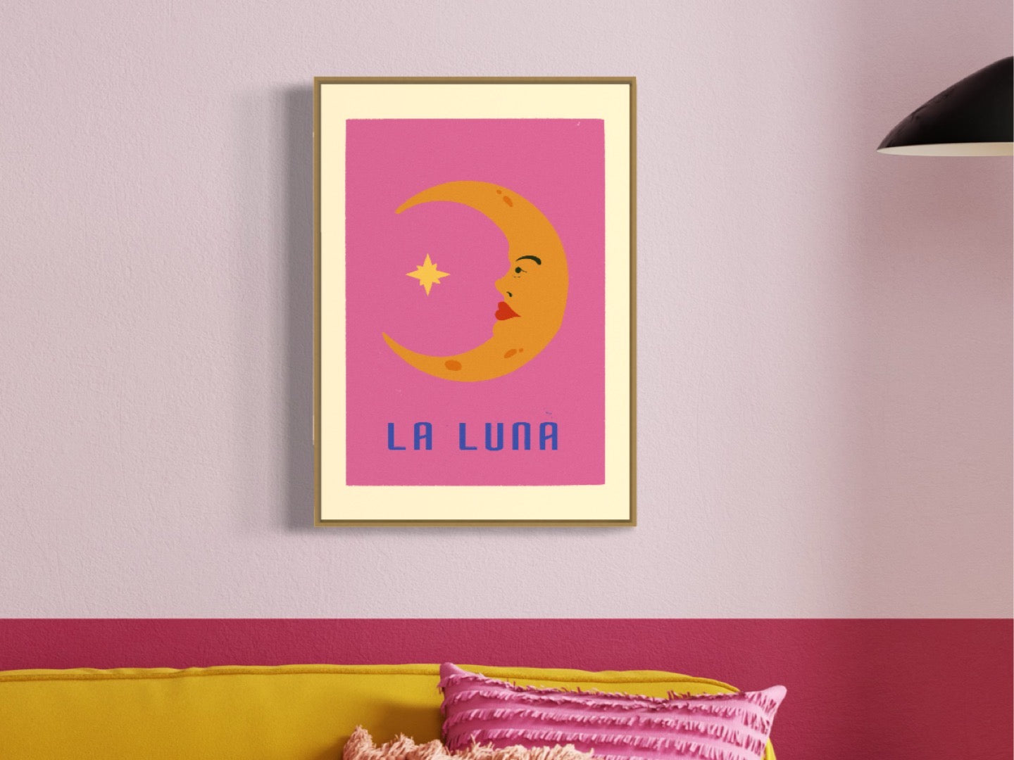 La Luna Colourful Wall Art 