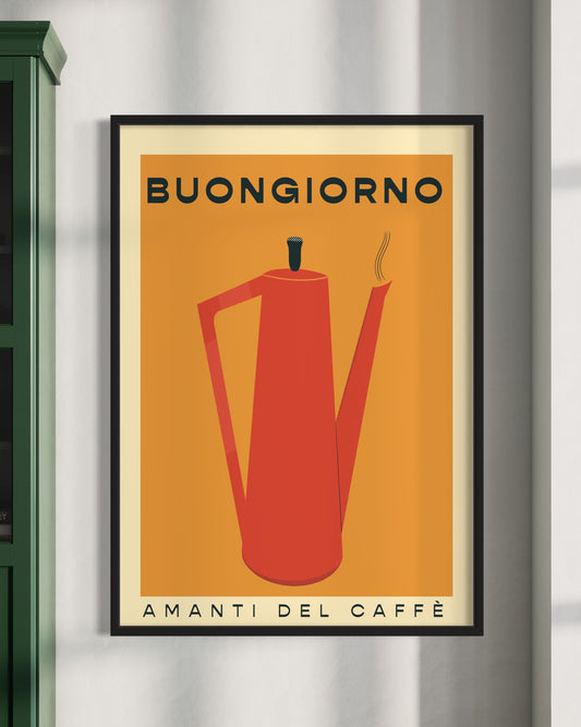 Imperfect Amanti Del Caffe Retro Coffee Prints