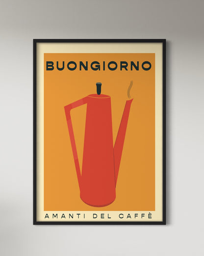 Retro Coffee Art Print