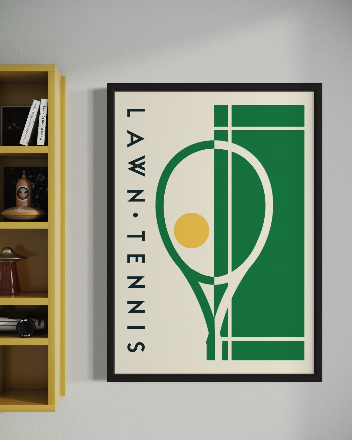 Vintage Tennis Print