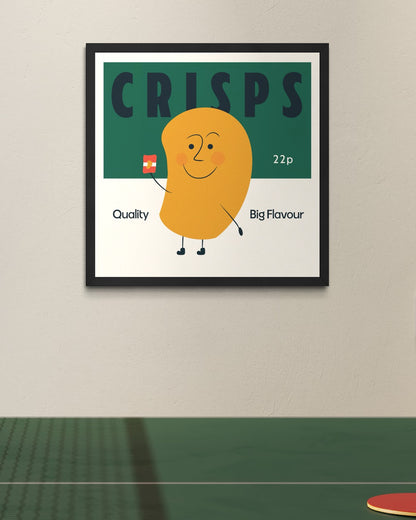 Seconds Crisps Square Print