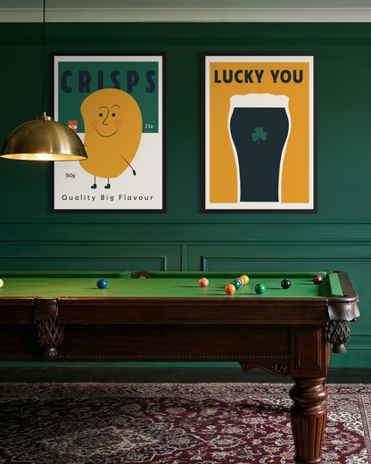 Crisps Retro Snack Print