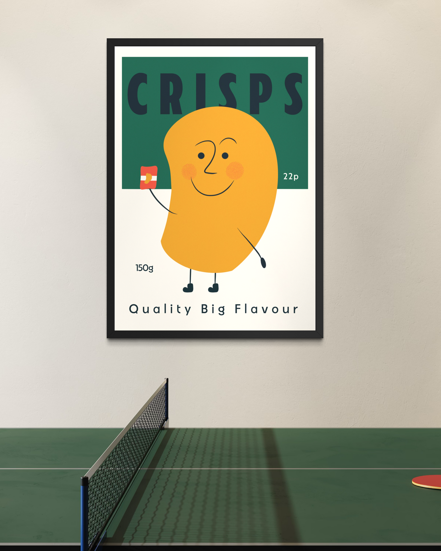 Crisps Retro Snack Print