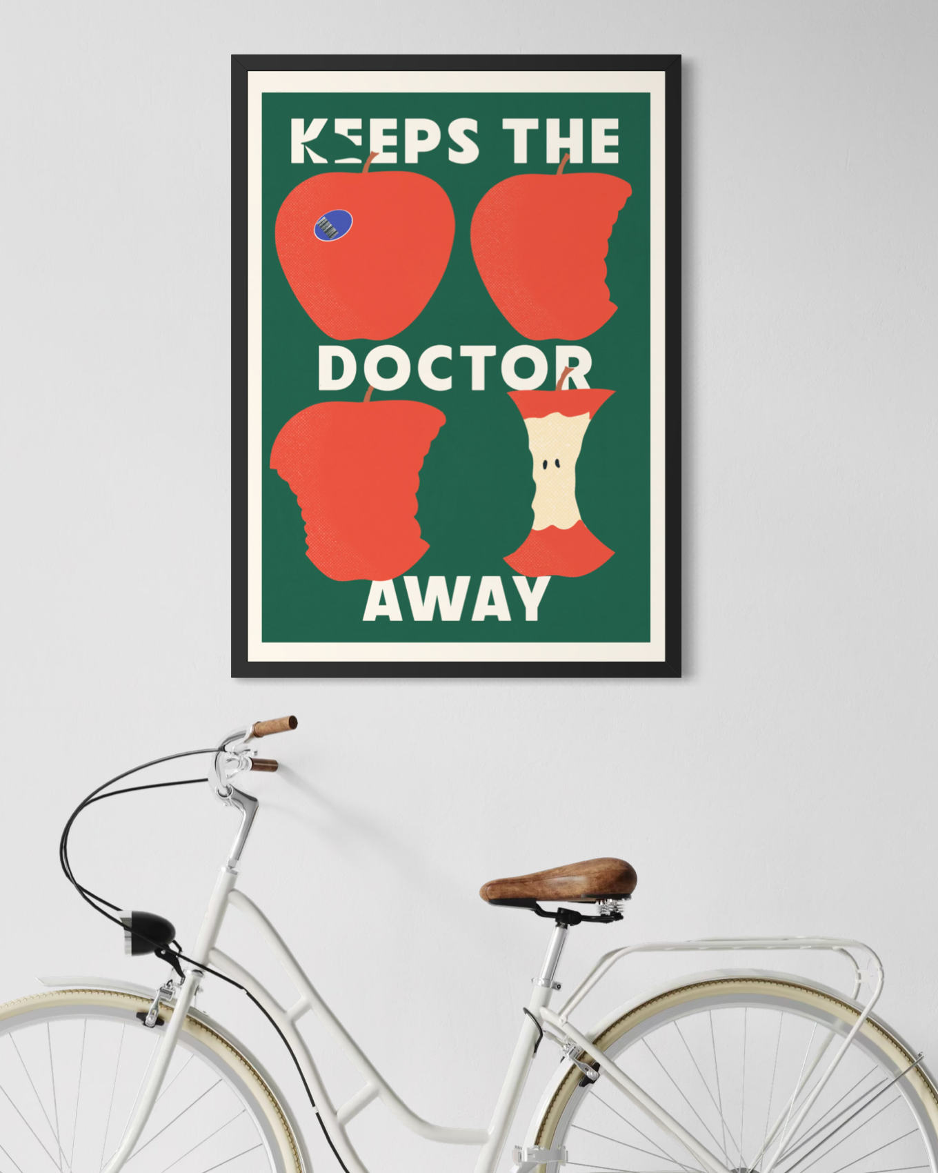 Retro fruit print