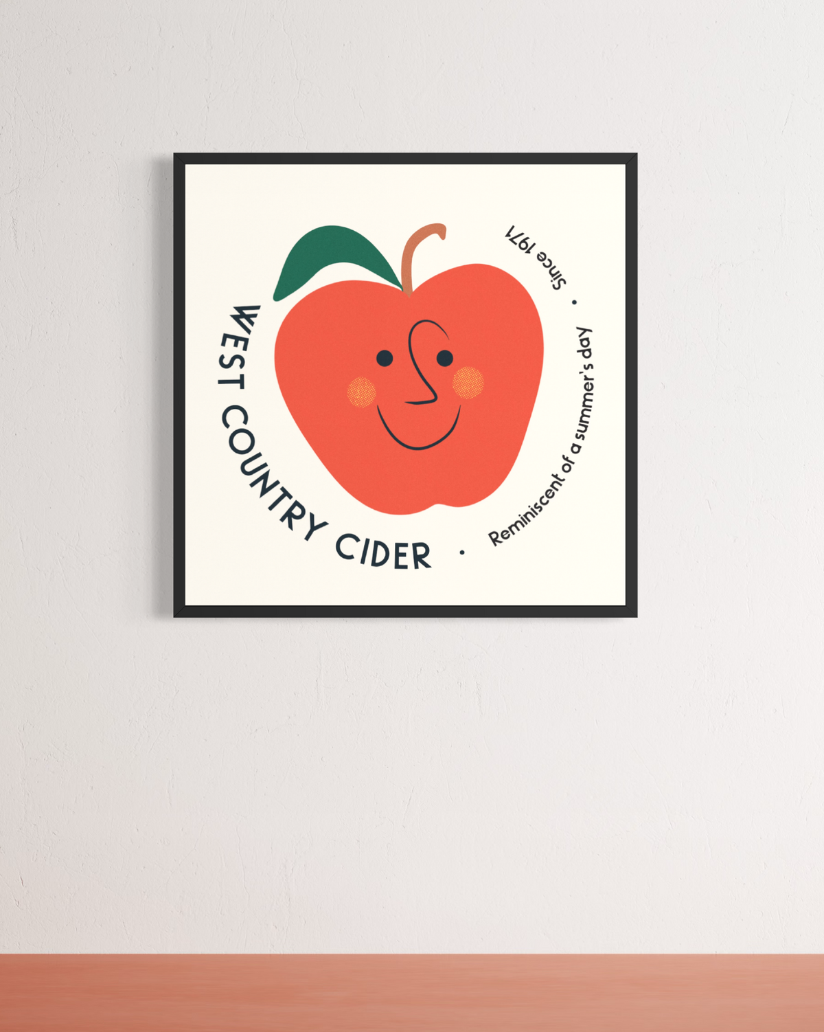 Seconds Cider Beer Mat Square Print