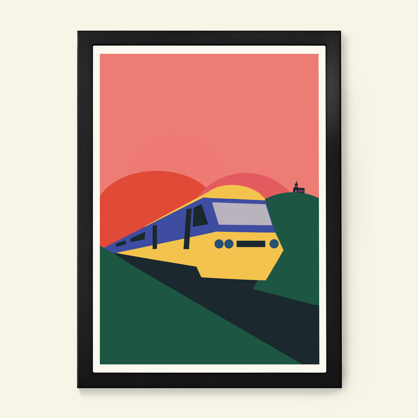 Inter City Train Print