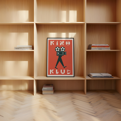Seconds Kino Klub Retro poster A3