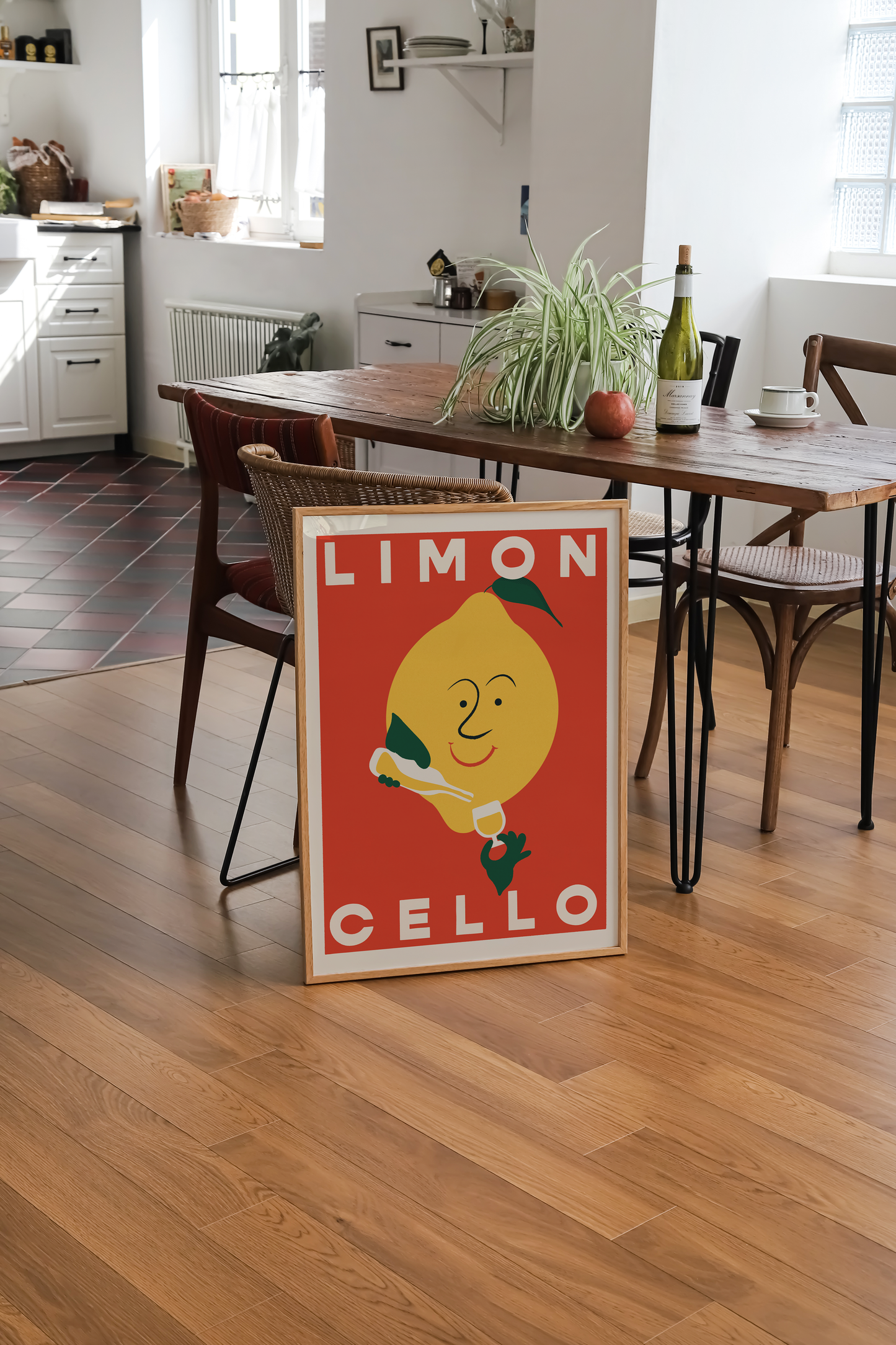 Limoncello Retro Drinks Print