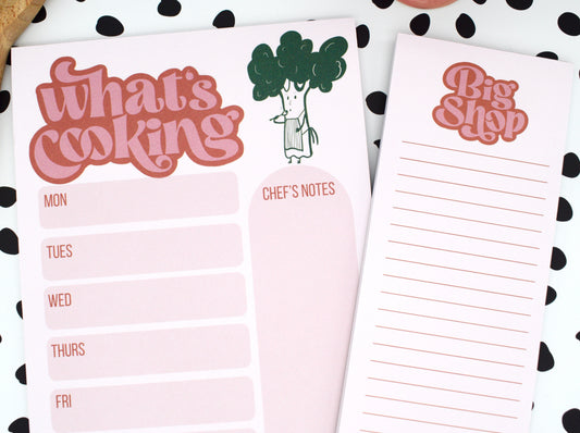 Meal Planner and List Pad Bundle