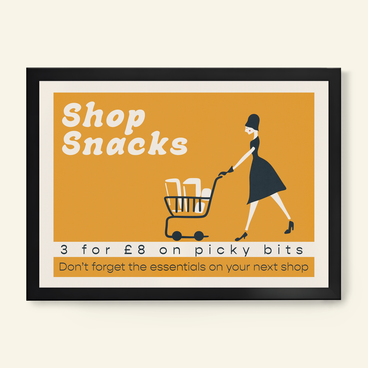 Snacks and Picky Bits kitchen print