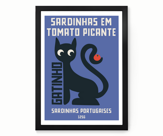 Portuguese Sardines Retro Tin Print