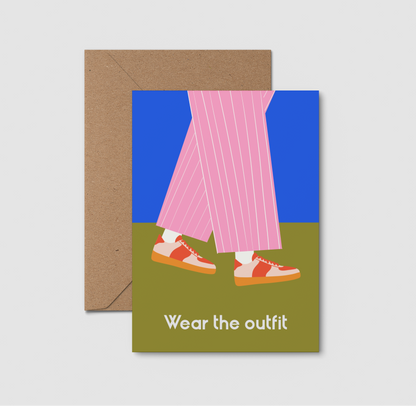 Greetings card for her. 