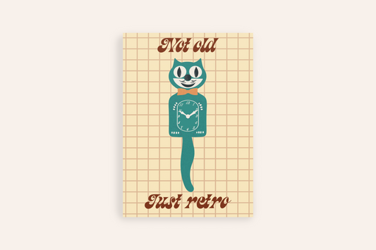 Not Old Just Retro Greeting Card