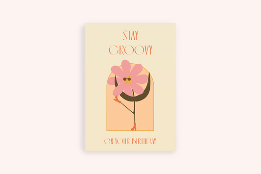 Stay Groovy Greeting Card