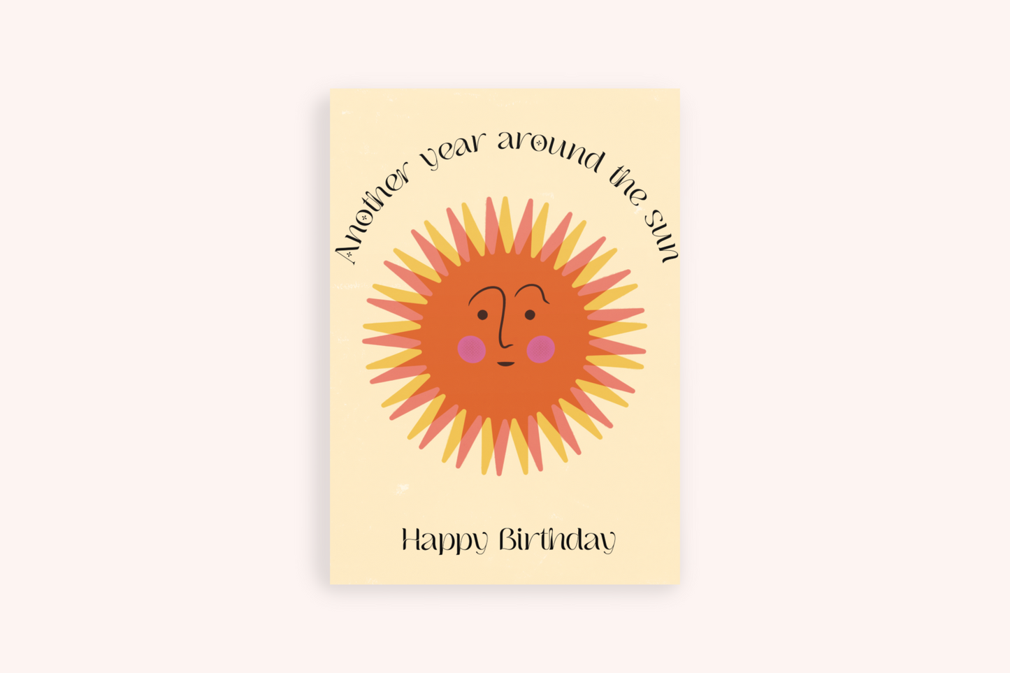 Another Year Around The Sun Greeting Card